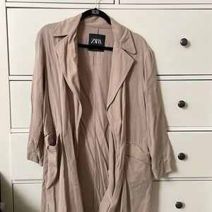 Zara beige trench coat
